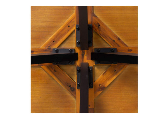 TL-1019-14 Parq Oval Dining Table Amber