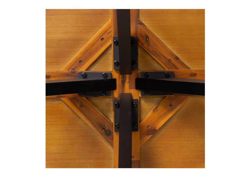 TL-1019-14 Parq Oval Dining Table Amber