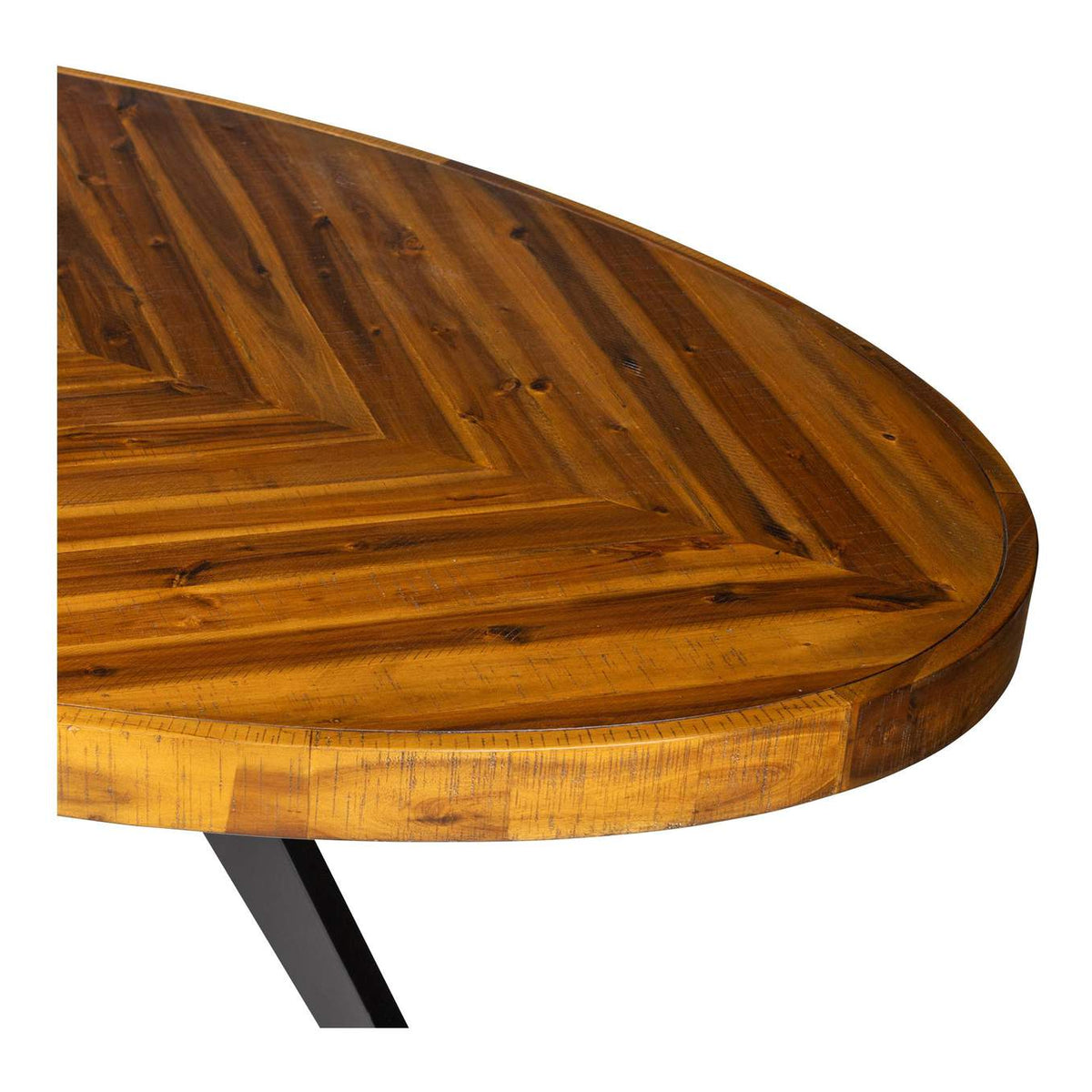 TL-1019-14 Parq Oval Dining Table Amber