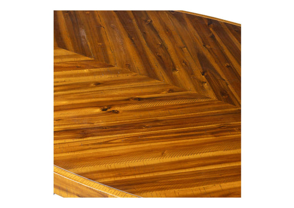 TL-1019-14 Parq Oval Dining Table Amber