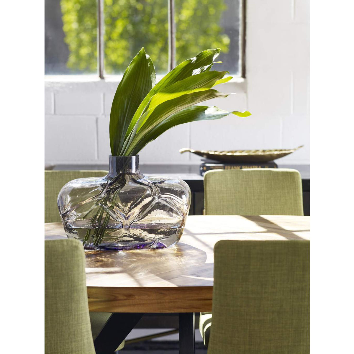 TL-1019-14 Parq Oval Dining Table Amber