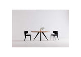 TL-1019-14 Parq Oval Dining Table Amber