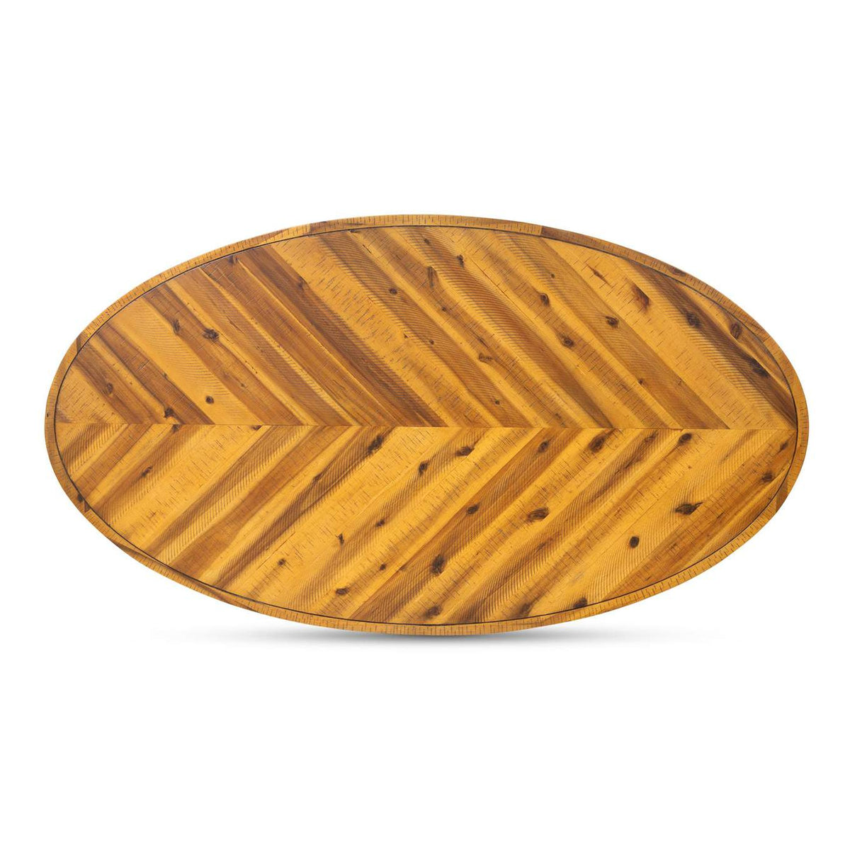TL-1020-14 Parq Oval Coffee Table Amber