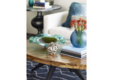 TL-1020-14 Parq Oval Coffee Table Amber