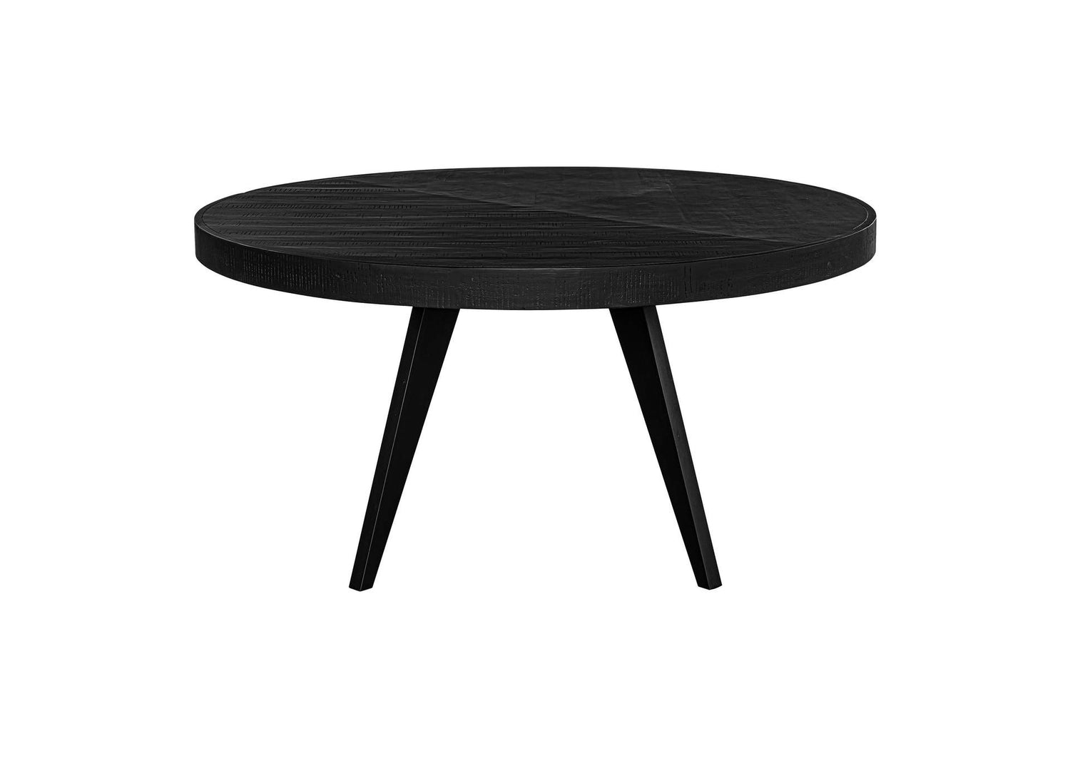 TL-1029-02 Parq 60 Inch Round Dining Table Black