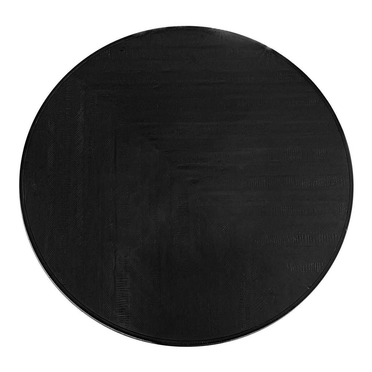 TL-1029-02 Parq 60 Inch Round Dining Table Black