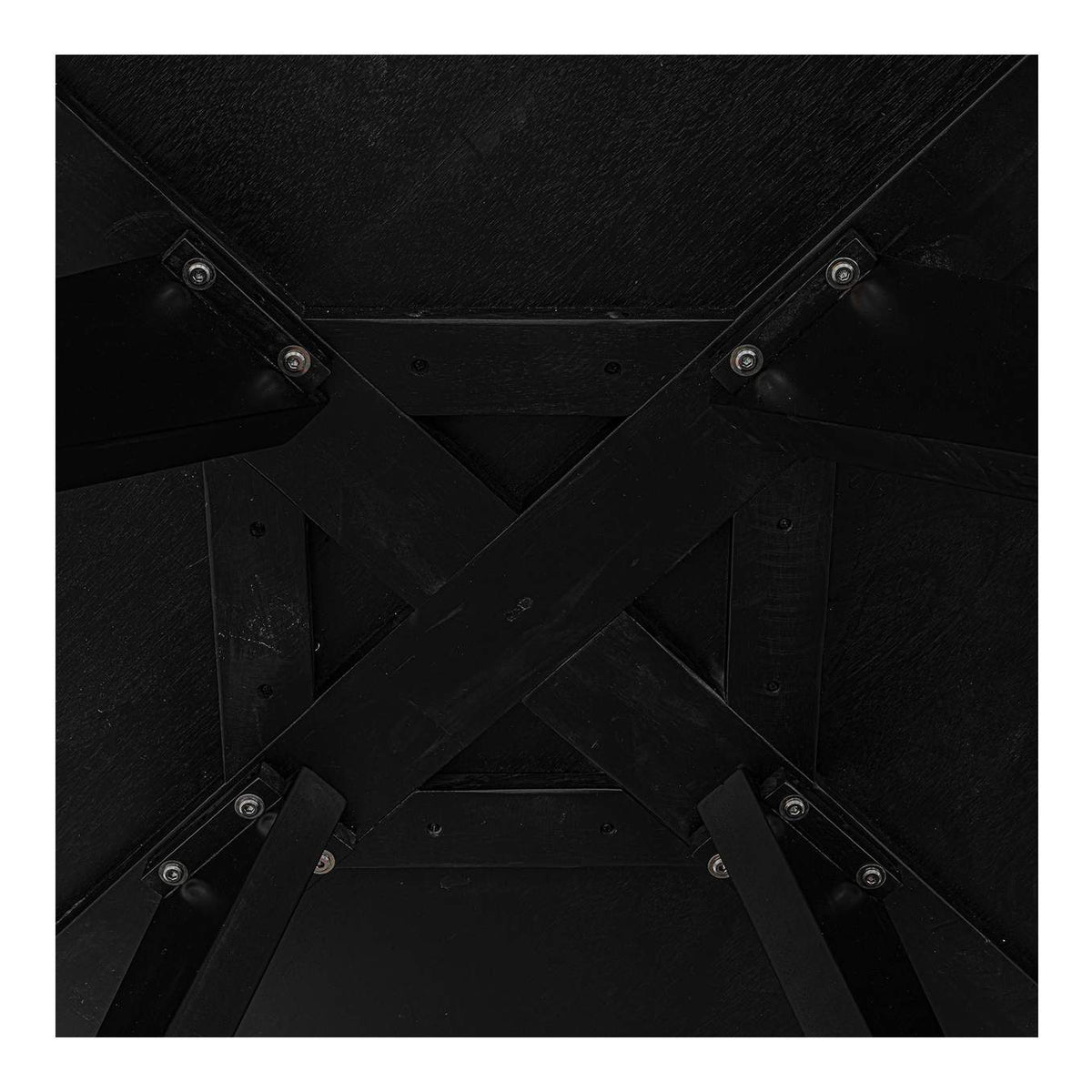 TL-1029-02 Parq 60 Inch Round Dining Table Black