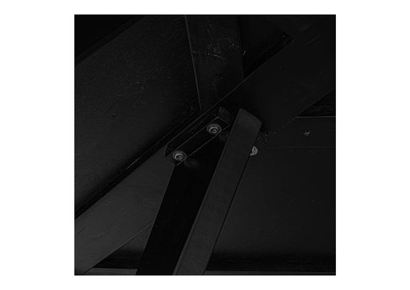 TL-1029-02 Parq 60 Inch Round Dining Table Black
