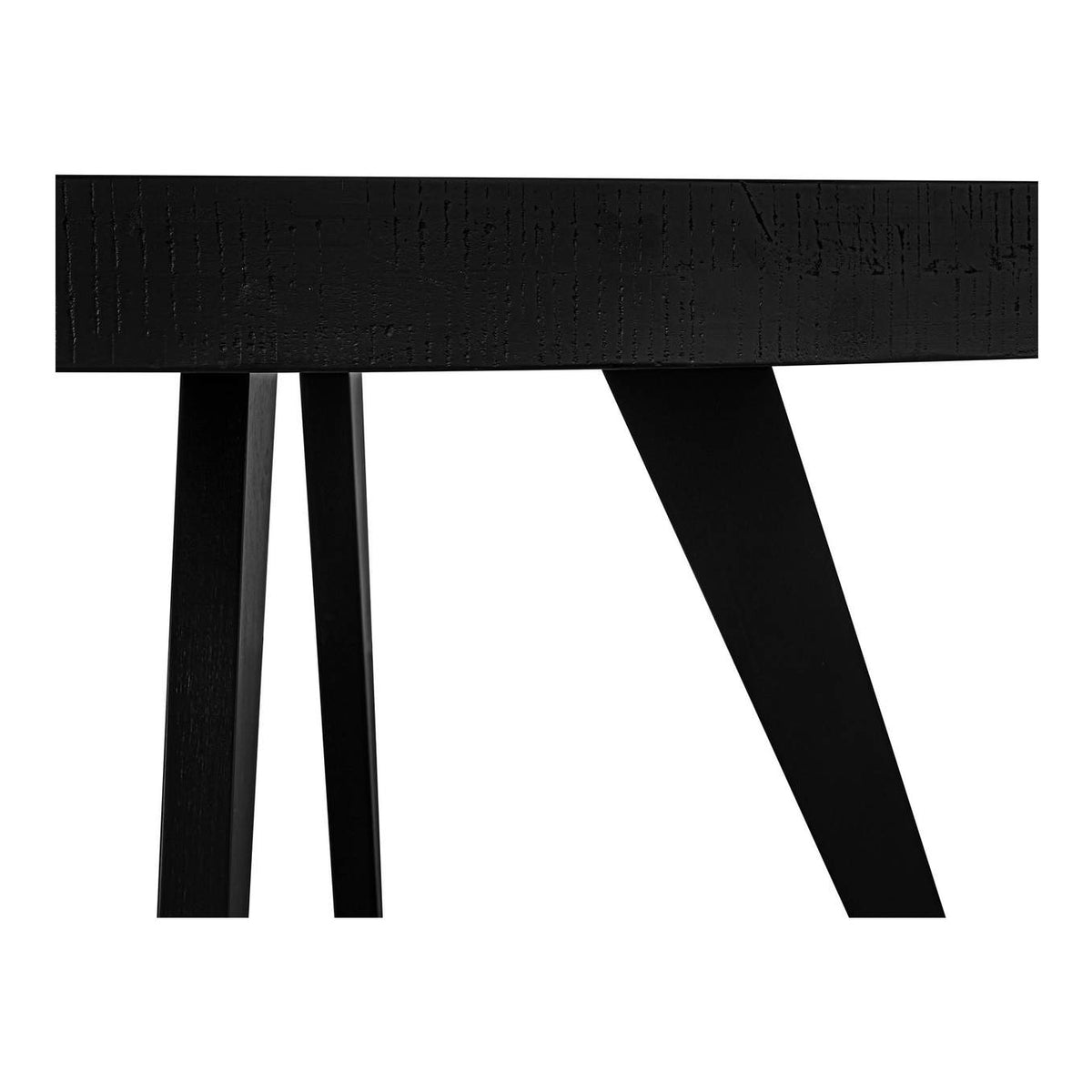 TL-1029-02 Parq 60 Inch Round Dining Table Black