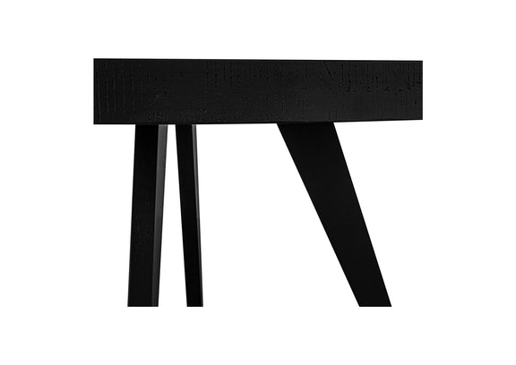 TL-1029-02 Parq 60 Inch Round Dining Table Black