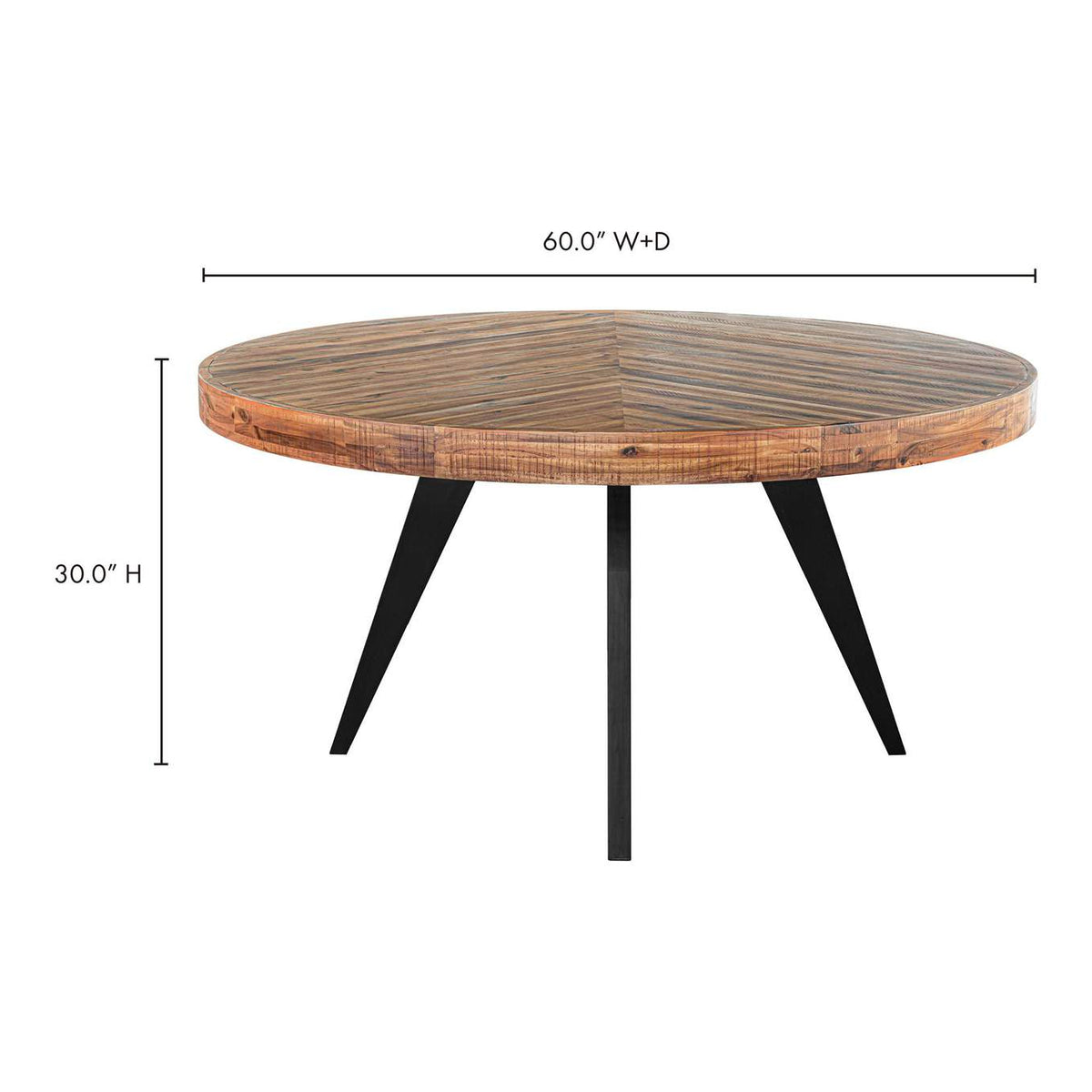 TL-1029-14 Parq 60In Round Dining Table