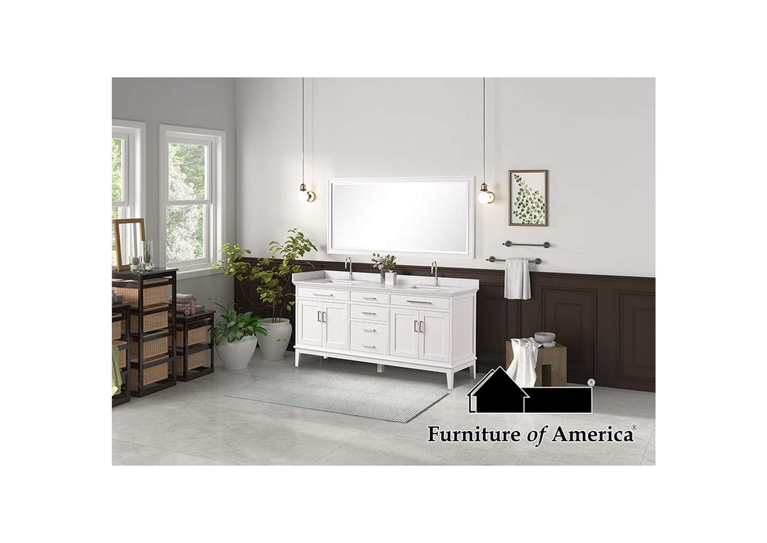 Almeria Vanity Set w/ Mirror