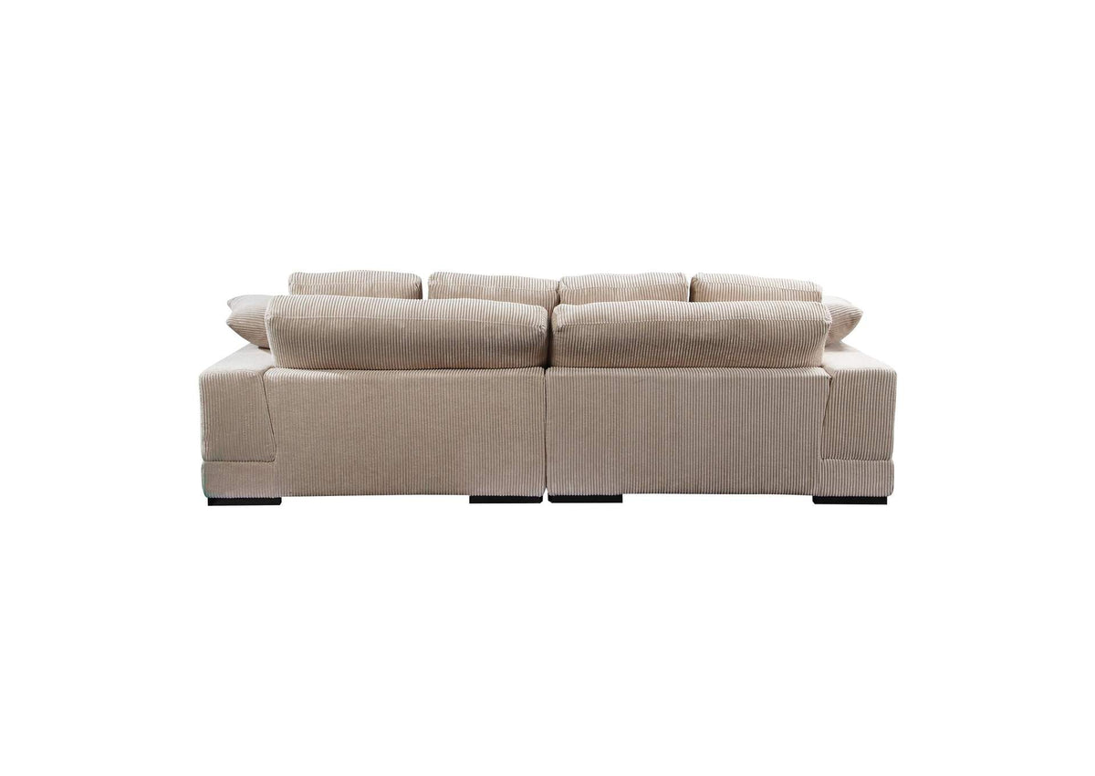 TN-1004-14-0 Plunge Sectional Cappuccino