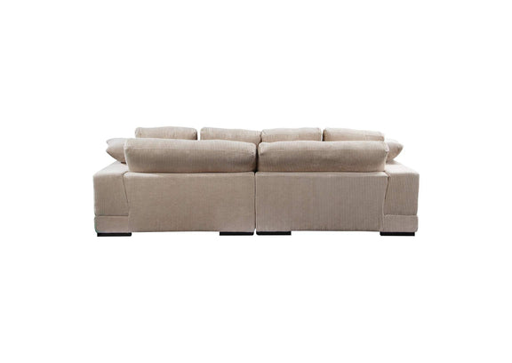 TN-1004-14-0 Plunge Sectional Cappuccino