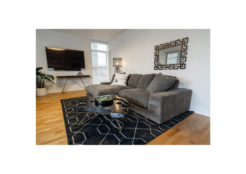 TN-1004-25-0 Plunge Sectional Charcoal
