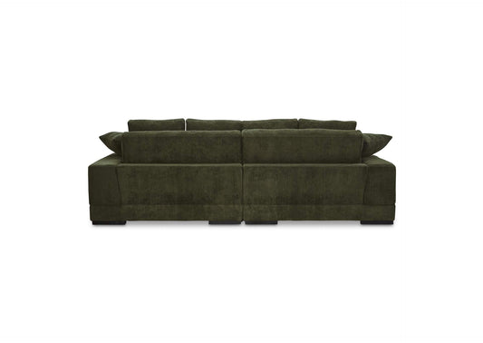 TN-1014-27-0 Plunge Sectional Dark Green