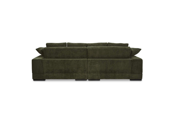 TN-1014-27-0 Plunge Sectional Dark Green