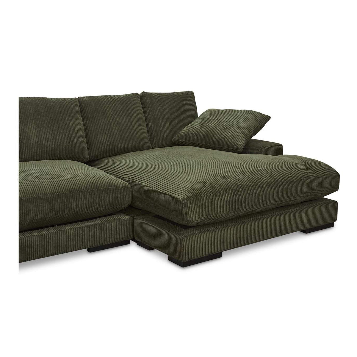 TN-1014-27-0 Plunge Sectional Dark Green
