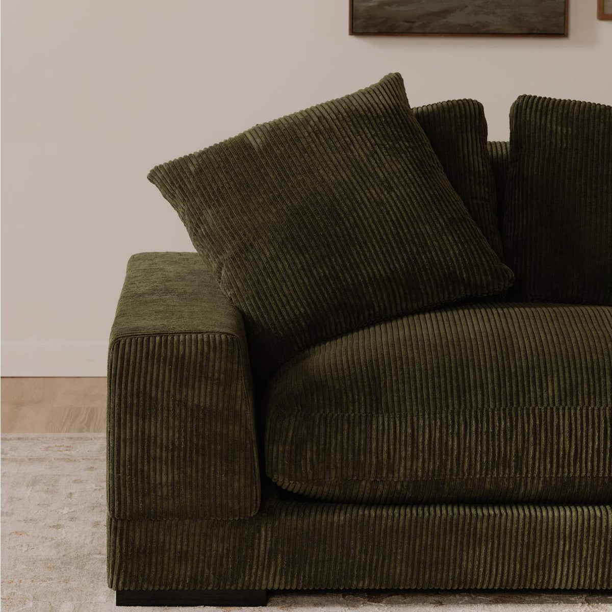 TN-1014-27-0 Plunge Sectional Dark Green