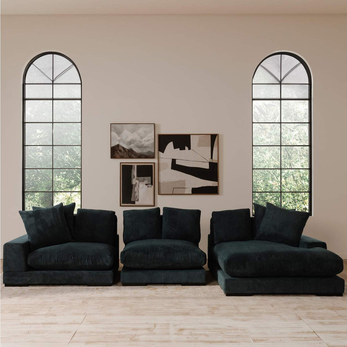 TN-1028-46 Plunge Slipper Chair Navy