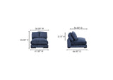 TN-1028-46 Plunge Slipper Chair Navy