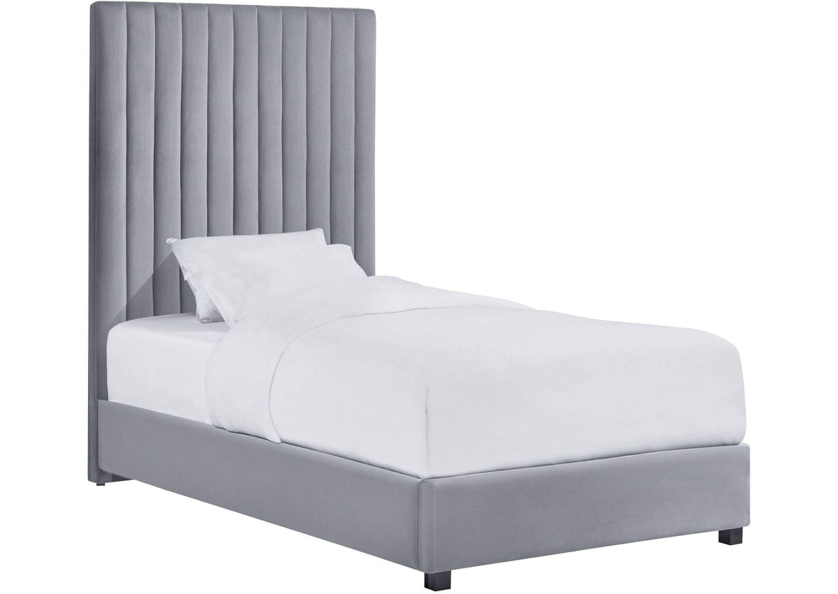 TOV-B126 Arabelle Grey Bed Twin