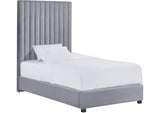 TOV-B126 Arabelle Grey Bed Twin