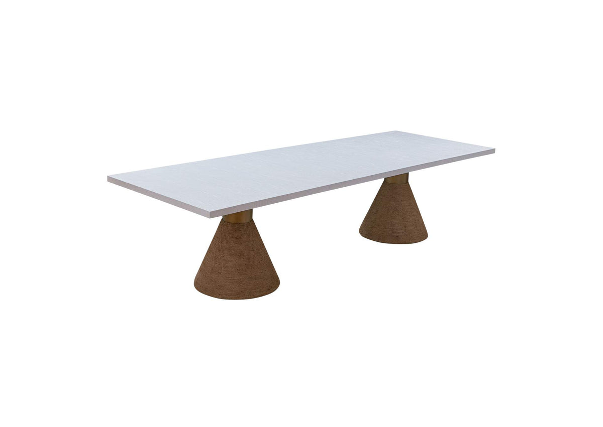 TOV-D44154 Rishi Natural Rope Rectangular Table