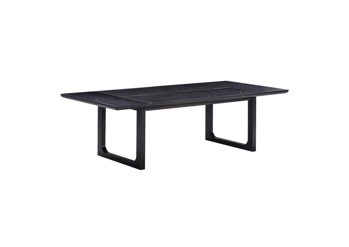 TOV-D54236 Shiloh Black Ash Rectangular Dining Table