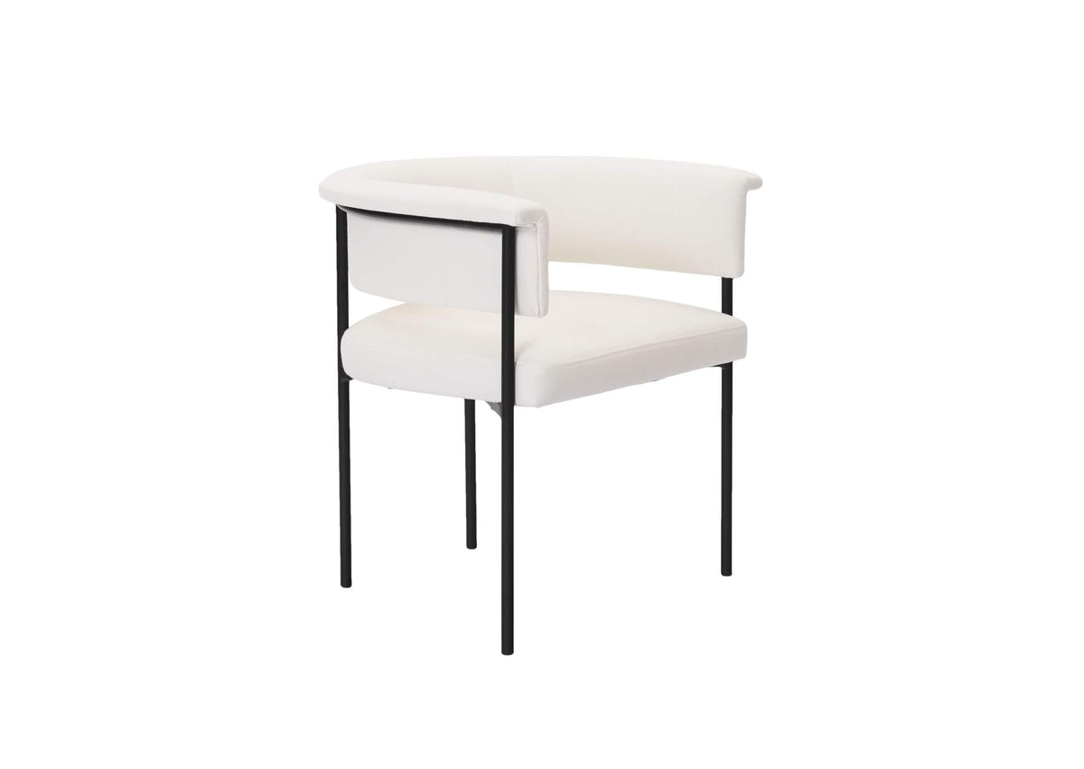 TOV-D54239 Taylor Cream Performance Linen Dining Chair