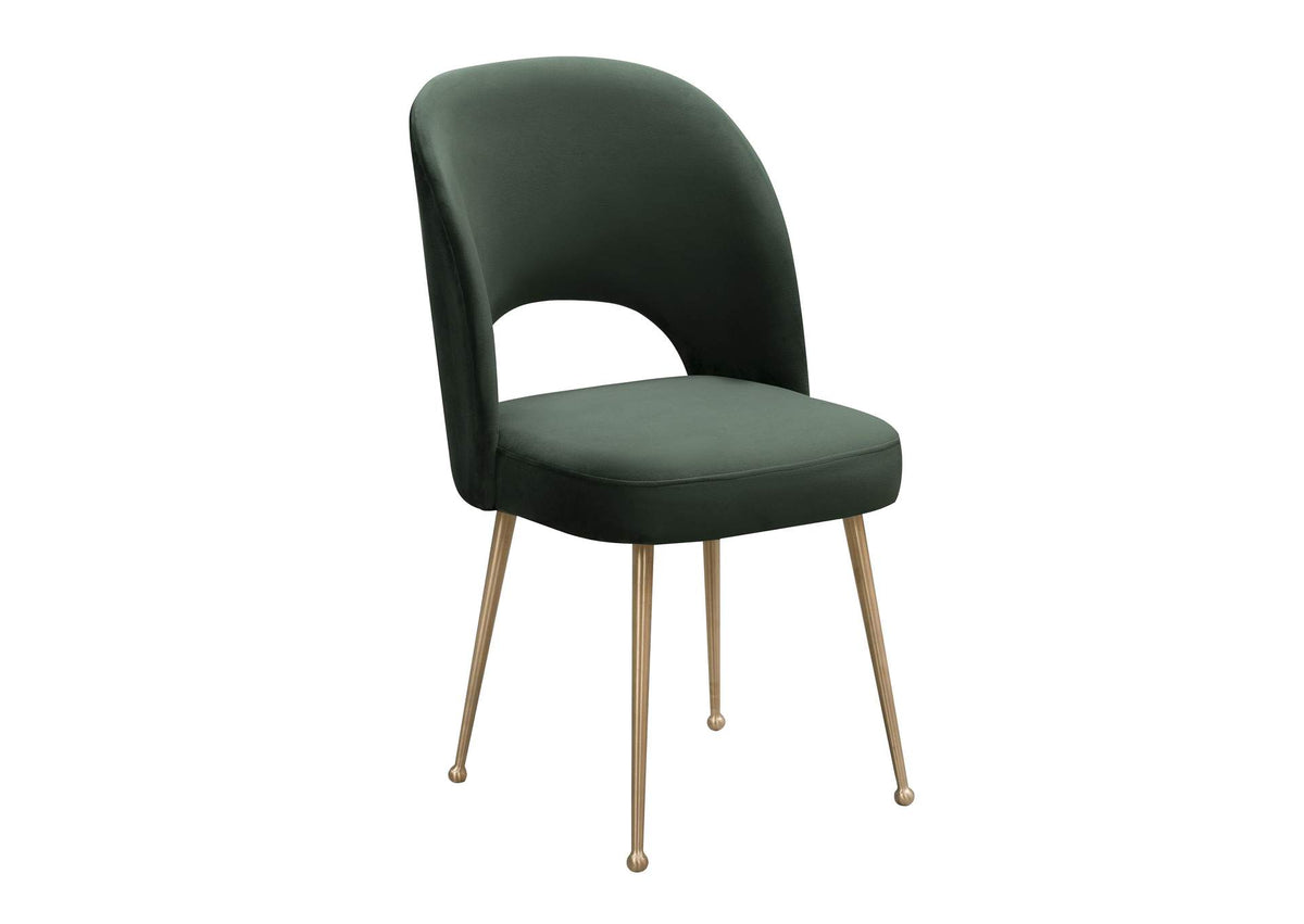 TOV-D6486 Swell Forest Green Velvet Chair