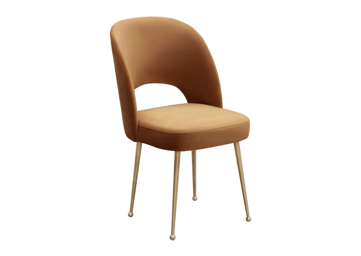 TOV-D6487 Swell Cognac Velvet Chair