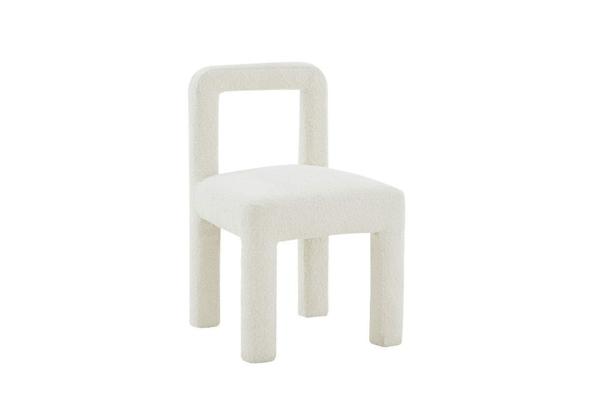 TOV-D68706 Hazel Cream Boucle Dining Chair