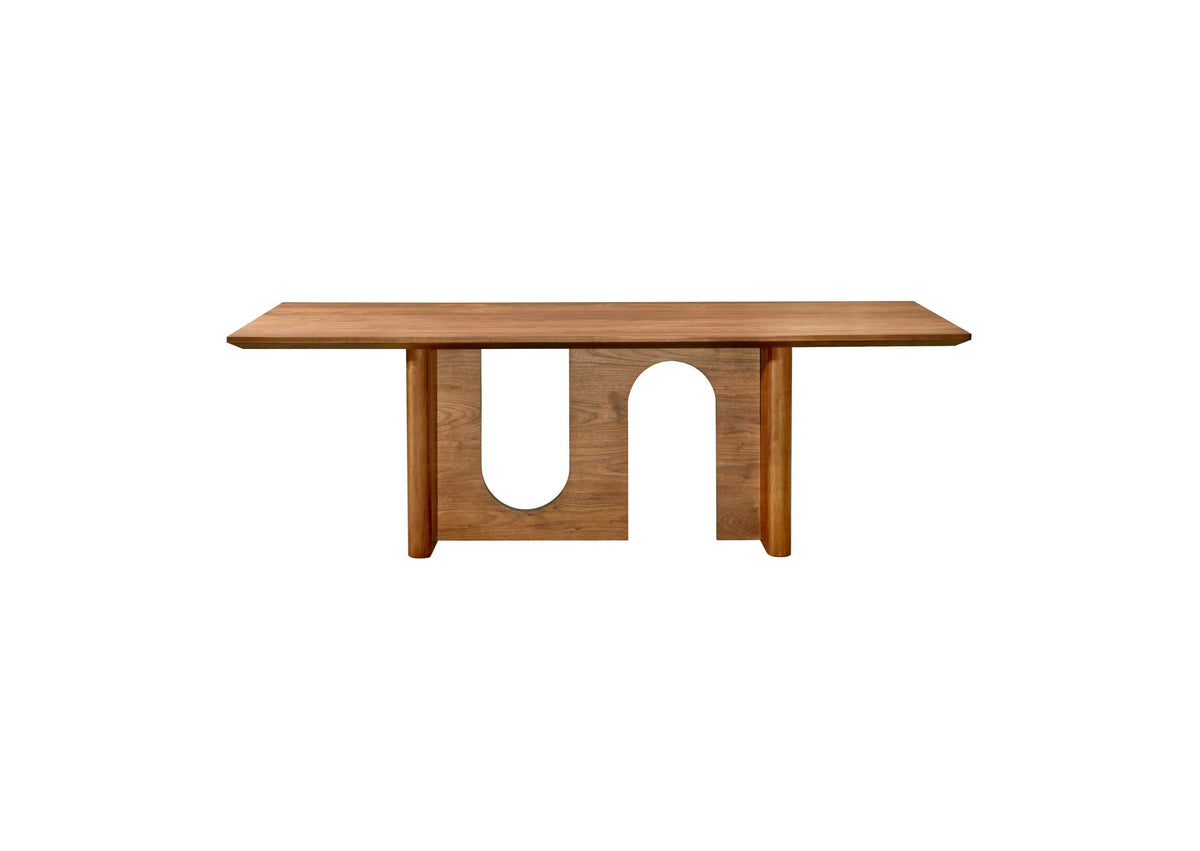 TOV-D68715 Satra Walnut Rectangular Dining Table