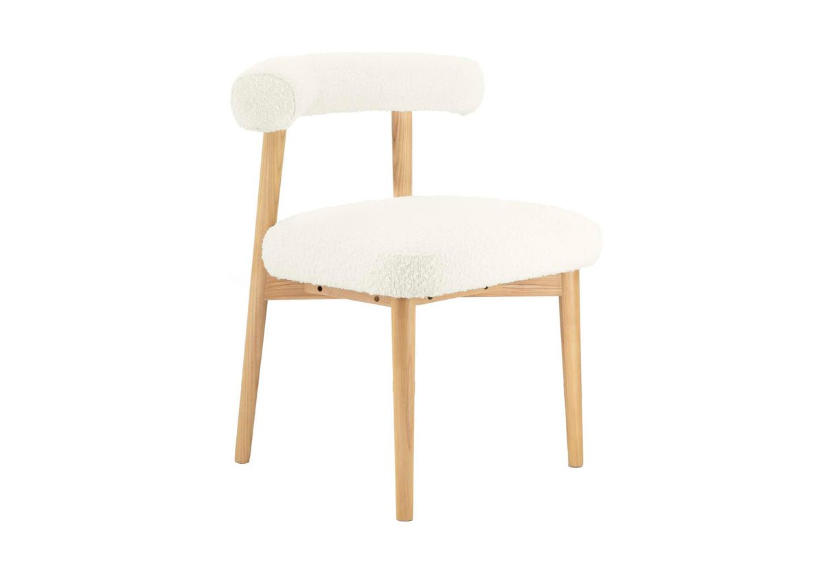 TOV-D68757 Spara Cream Performance Boucle Side Chair