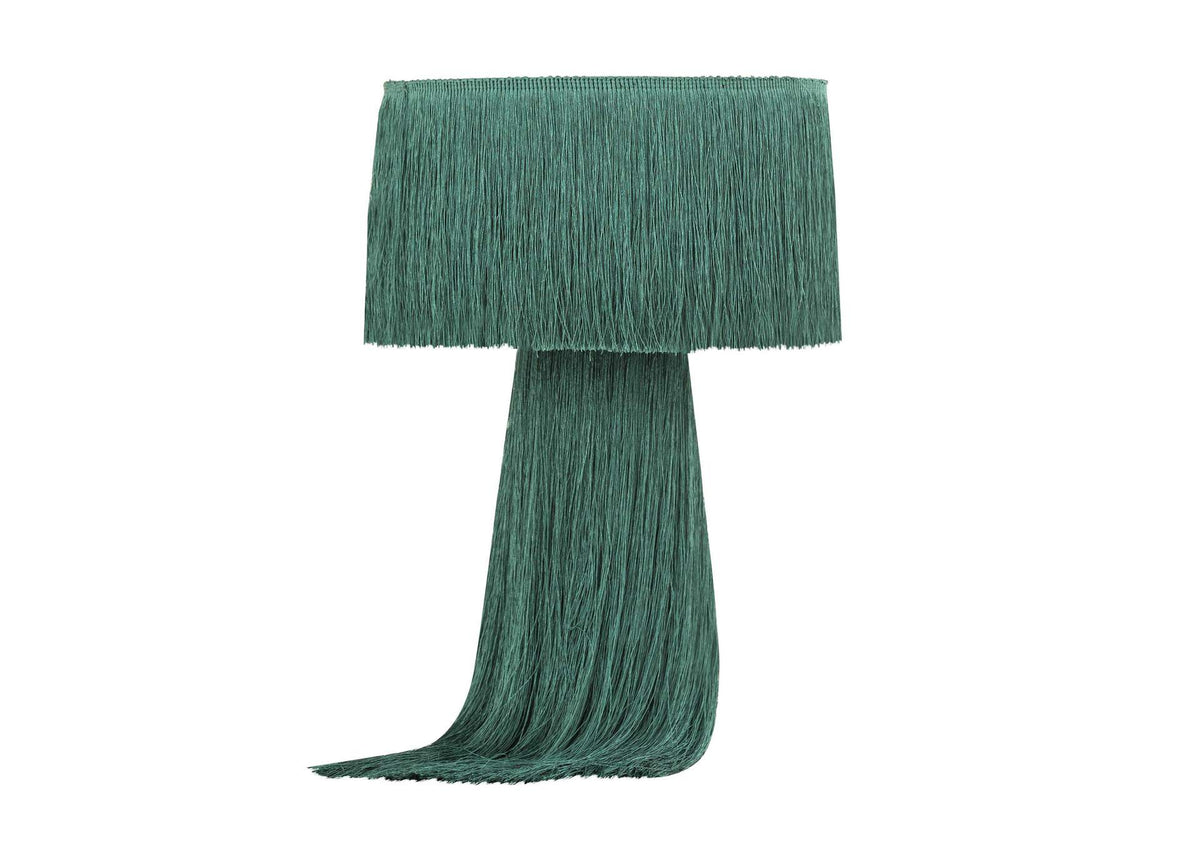 TOV-G18286 Atolla Emerald Tassel Table Lamp