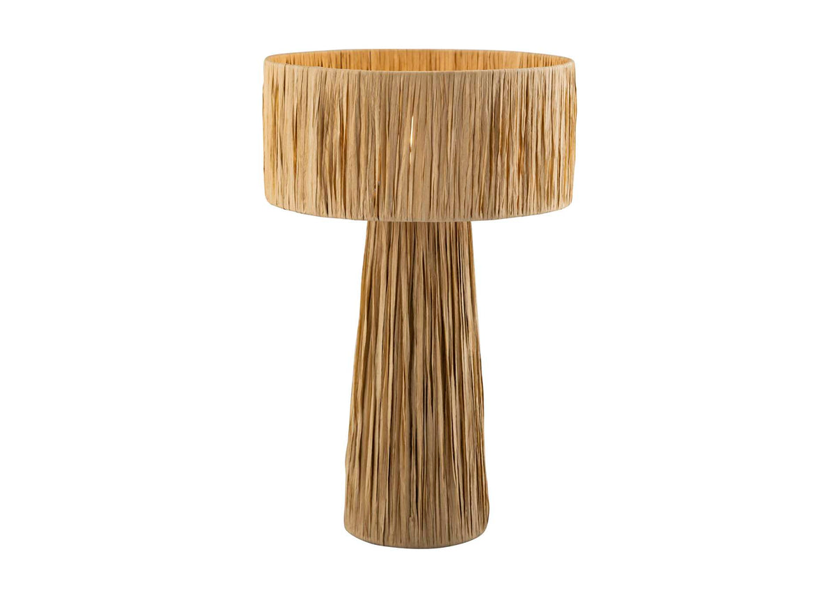 TOV-G18380 Shelby Raffia Natural Table Lamp