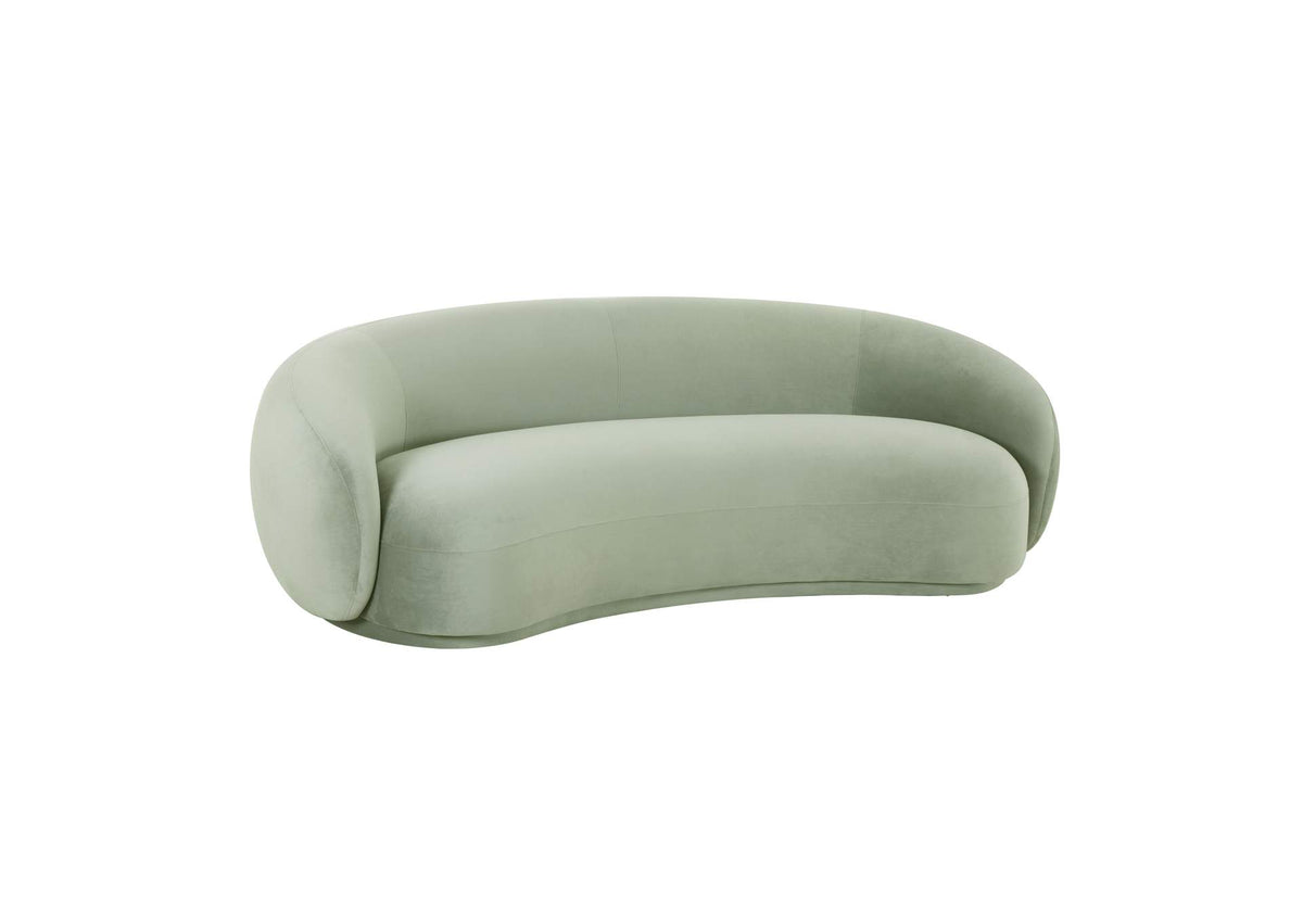 TOV-L44220 Kendall Moss Green Velvet Sofa