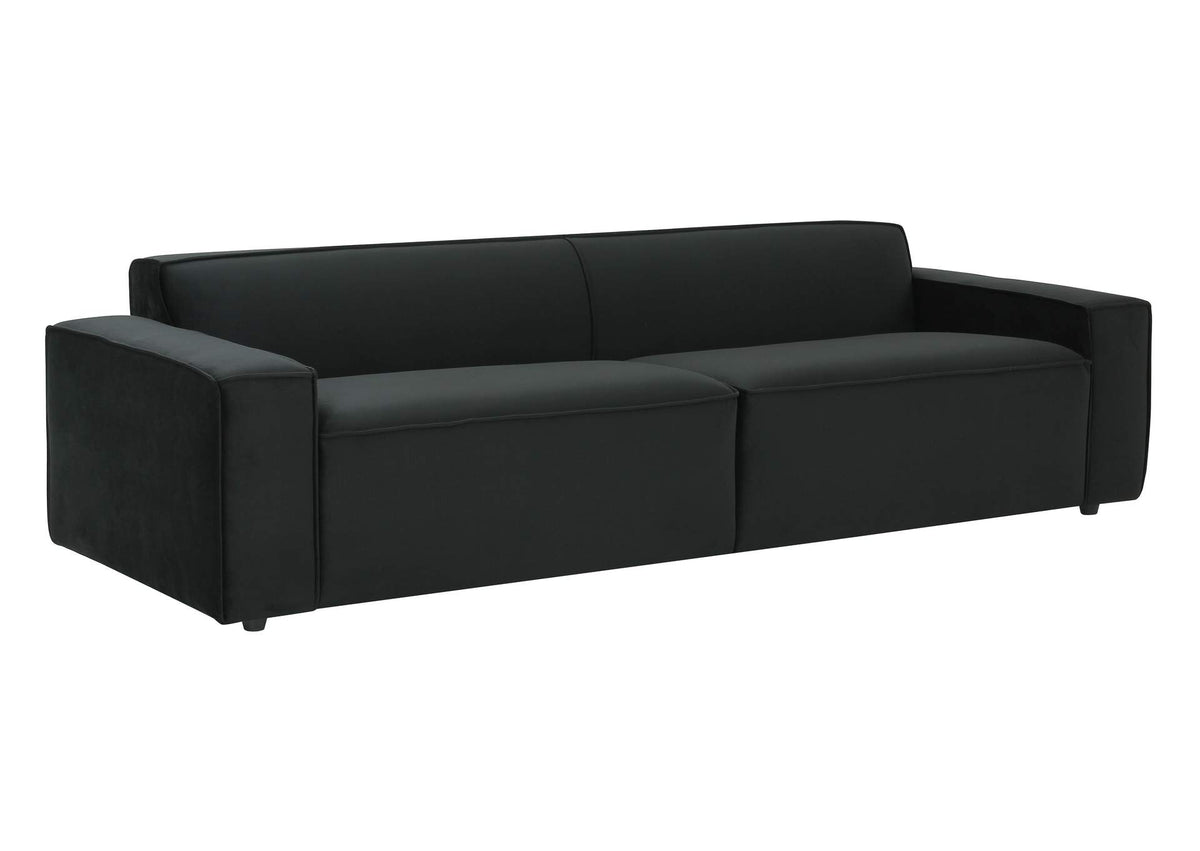 TOV-L68107 Olafur Black Velvet Sofa