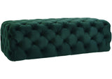 TOV-O66 Kaylee Green Velvet Ottoman