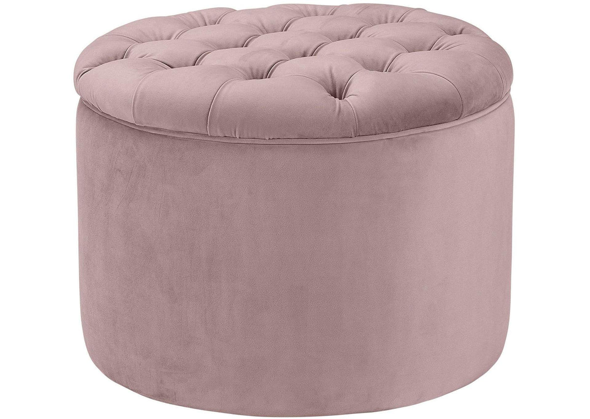 TOV-OC146 Queen Mauve Velvet Storage Ottoman