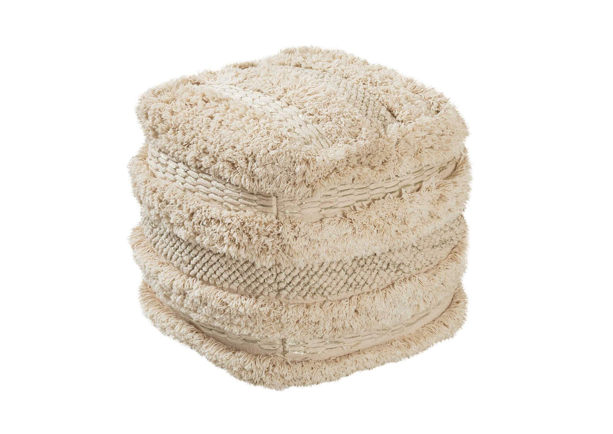 TOV-OC18252 Yorba Cotton Pouf