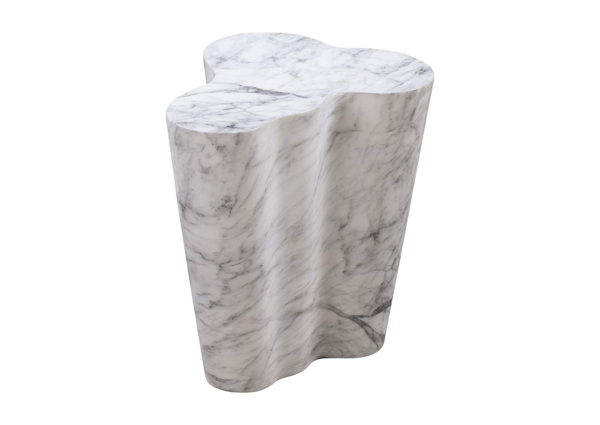 TOV-OC44038 Slab Marble Tall Side Table