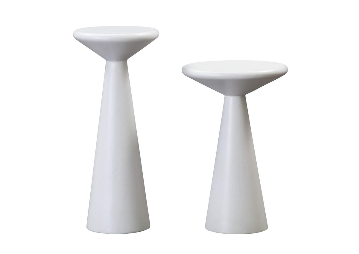 TOV-OC44116 Gianna Concrete Accent Tables - Set of 2
