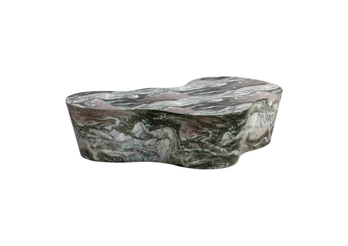 TOV-OC54214 Slab Grey - Blush Faux Marble Coffee Table