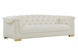 TOV-S4929 Farah Cream Velvet Sofa