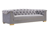 TOV-S4930 Farah Grey Velvet Sofa