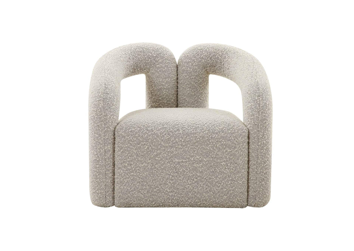 TOV-S68456 Jenn Speckled Boucle Accent Chair