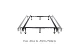 MA4633BF Twin - Full Adjustable Bed Frame - Wheels