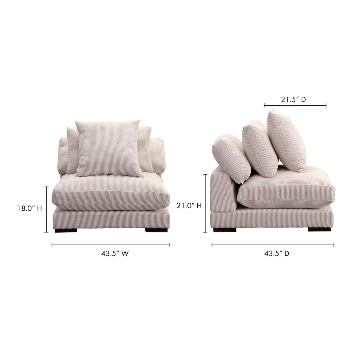 UB-1008-14 Tumble Slipper Chair